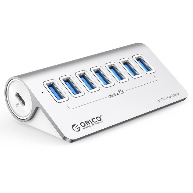 ORICO M3U7 Bộ chia USB 3.2 Gen1 7 cổng hợp kim nhôm 5Gbps với cáp dài 1m, M3U7 1m
