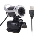 Webcam HD 480 pixel A859 360 độ USB 2.0 cho PC có micro chống ồn, dài cáp 1.4m