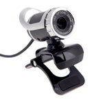 Webcam HD 480 pixel A859 360 độ USB 2.0 cho PC có micro chống ồn, dài cáp 1.4m