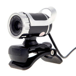 Webcam HD 480 pixel A859 360 độ USB 2.0 cho PC có micro chống ồn, dài cáp 1.4m