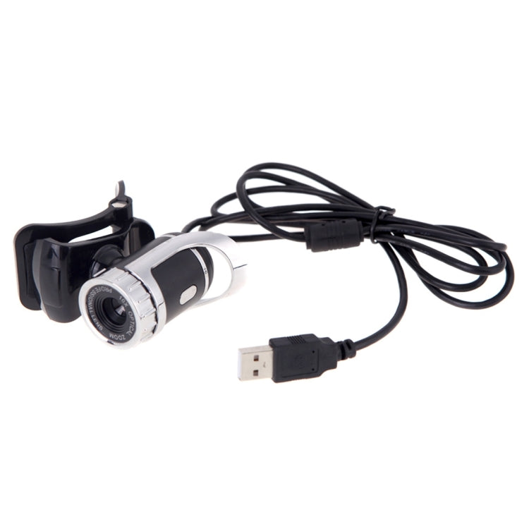 Webcam HD 480 pixel A859 360 độ USB 2.0 cho PC có micro chống ồn, dài cáp 1.4m