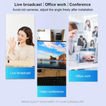 Webcam HD 480 pixel A859 360 độ USB 2.0 cho PC có micro chống ồn, dài cáp 1.4m