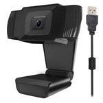 Webcam HD 480P A870 360 độ USB 2.0 cho PC có micro dùng Skype, dài cáp 1.4m, A870 (Cam), A870 (Đen)