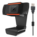 Webcam HD 480P A870 360 độ USB 2.0 cho PC có micro dùng Skype, dài cáp 1.4m, A870 (Cam), A870 (Đen)