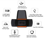 Webcam HD 480P A870 360 độ USB 2.0 cho PC có micro dùng Skype, dài cáp 1.4m, A870 (Cam), A870 (Đen)