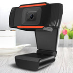 Webcam HD 480P A870 360 độ USB 2.0 cho PC có micro dùng Skype, dài cáp 1.4m, A870 (Cam), A870 (Đen)