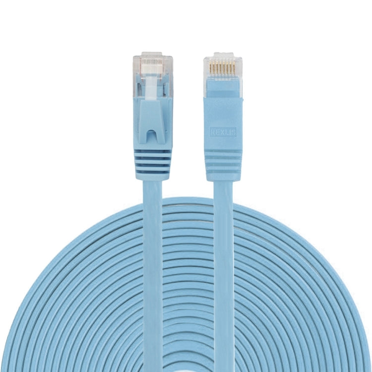 Cáp mạng LAN Ethernet CAT6 siêu mỏng phẳng 15m, Dây nối RJ45, Chiều dài: 15m