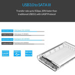 Vỏ ổ cứng ngoài ORICO 3139U3 SATA 3.5 inch USB 3.0 Micro B, USB 3.0 (3.5 inch)