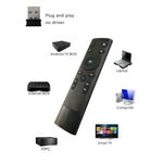 Điều khiển từ xa chuột bay không dây RF 2.4G Q5 3D thời trang, bề mặt chải