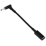 Cáp bện nylon PD 100W 18.5-20V 3.0 x 1.0mm góc sang USB-C / Type-C, 3.0 x 1.0mm