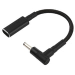 Cáp bện nylon PD 100W 18.5-20V 4.0 x 1.35mm góc sang USB-C / Type-C, 4.0 x 1.35mm
