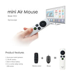 Điều khiển từ xa bàn phím không dây Measy RC9 2.4GHz Fly Air Mouse, RC9