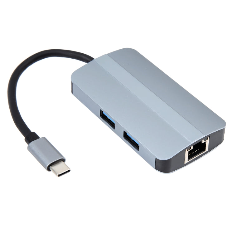 Đế cắm đa năng 6 trong 1 USB-C / Type-C sang USB HUB Adapter BYL-2203
