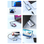 Đế cắm đa năng 6 trong 1 USB-C / Type-C sang USB HUB Adapter BYL-2203