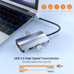 Đế cắm đa năng 6 trong 1 USB-C / Type-C sang USB HUB Adapter BYL-2203