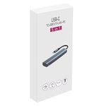 Đế cắm đa năng 5 trong 1 USB-C / Type-C sang USB HUB Adapter có cổng mạng 1000M, BYL-2302