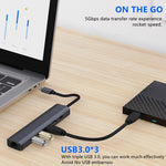Đế cắm đa năng 6 trong 1 USB-C / Type-C sang USB HUB Adapter có cổng mạng 1000M, BYL-2210