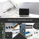 Khóa bảo mật Laptop giao diện USB đa năng, giao diện USB