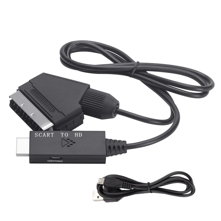 Cáp chuyển đổi Scart sang HDMI tương thích video âm thanh, Scart sang HDMI