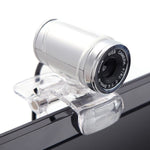 Webcam HD 480P 30fps HXSJ A860 cho máy để bàn / laptop, micro chống ồn 10m, dài cáp 1.4m, A860 xám, A860 xanh, A860 đỏ, A860 đỏ + đen, A860 đen