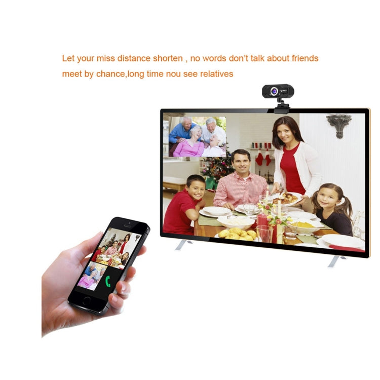 HXSJ S50 Webcam HD 720P 100 Megapixel 30fps cho Máy tính để bàn / Laptop / Smart TV, với Microphone hút âm 10m, Dài cáp: 1.4m, S50