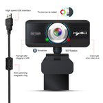 HXSJ S90 Webcam HD 720P 1 Megapixel 30fps cho Máy tính để bàn / Laptop / Android TV, với Microphone hút âm 8m, Dài cáp: 1.5m, S90
