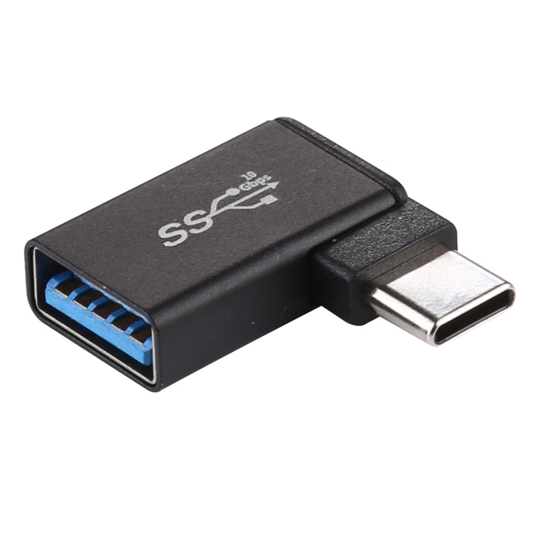 Bộ chuyển đổi hợp kim nhôm Type-C / USB-C đực sang USB 3.2 cái góc 90 độ, Type-C đực sang USB 3.2 cái