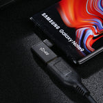 Bộ chuyển đổi hợp kim nhôm Type-C / USB-C cái sang USB 3.0 đực góc 90 độ, Type-C cái sang USB 3.0 đực
