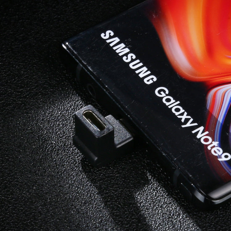 Bộ chuyển đổi hợp kim nhôm Type-C / USB-C đực sang Type-C / USB-C cái góc 90 độ, Type-C đực sang Type-C cái
