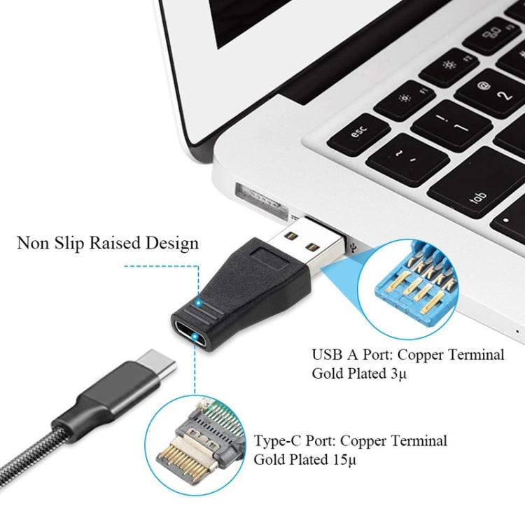 Bộ chuyển đổi đầu nối USB 3.0 đực sang USB-C / Type-C 3.1 cái, AM sang USB Type-C