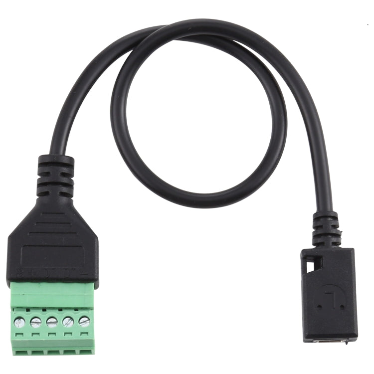 Cáp bộ chuyển đổi kết nối USB không hàn Mini 5 chân cái sang đầu nối cắm 5 chân, Chiều dài: 30cm, Mini 5 chân cái