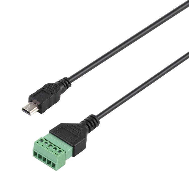 Cáp bộ chuyển đổi kết nối USB không hàn Mini 5 chân đực sang đầu nối cắm 5 chân, Chiều dài: 30cm, Mini 5 chân đực