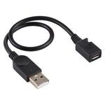 Cáp chuyển đổi đầu đực USB sang đầu cái Micro USB, chiều dài cáp khoảng 22cm