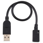 Cáp chuyển đổi đầu đực USB sang đầu cái Micro USB, chiều dài cáp khoảng 22cm