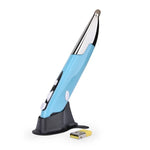 Chuột quang không dây thông minh 4 phím PR-06 với chức năng bút cảm ứng, Màu xám, Xanh, Đỏ