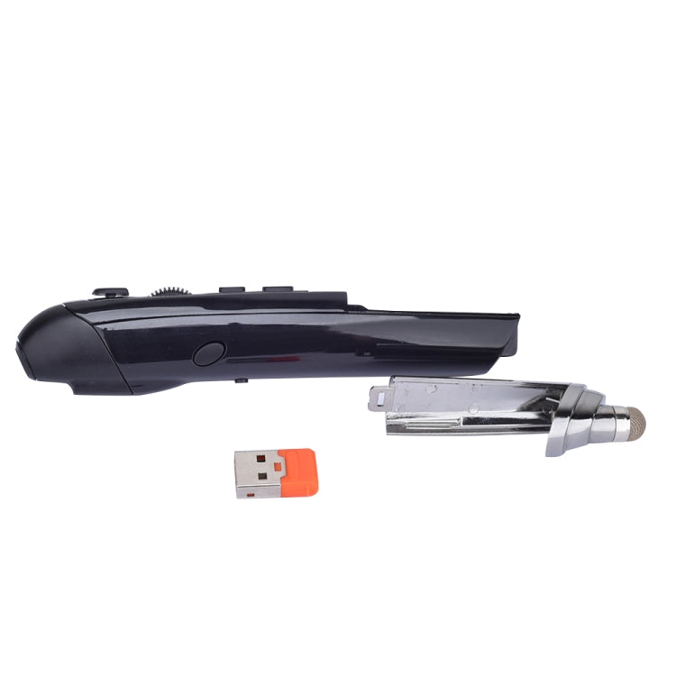 Chuột quang không dây thông minh 6 phím PR-08 với chức năng bút cảm ứng & laser, Màu đỏ chức năng laser, Màu trắng chức năng laser, Màu đen chức năng laser, Màu xám chức năng laser, Màu xanh chức năng laser