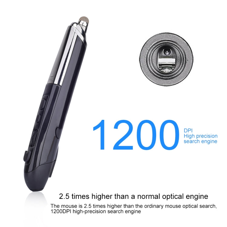 Chuột quang không dây thông minh 6 phím PR-08 với chức năng bút cảm ứng & laser, Màu đỏ chức năng laser, Màu trắng chức năng laser, Màu đen chức năng laser, Màu xám chức năng laser, Màu xanh chức năng laser