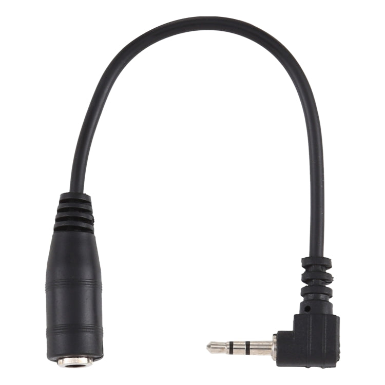 Cáp chuyển đổi âm thanh AUX stereo, phích cắm 2.5mm góc phải sang giắc 3.5mm cái, dài 14cm