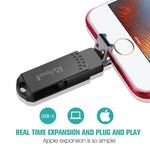Richwell 32G Type-C + 8 Pin + USB 3.0 Ổ đĩa flash kim loại với chức năng OTG