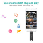 Richwell 32G Type-C + 8 Pin + USB 3.0 Ổ đĩa flash kim loại với chức năng OTG