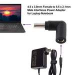 Bộ chuyển đổi nguồn đầu cái 4.5 x 3.0mm sang đầu đực 5.5 x 2.1mm cho laptop