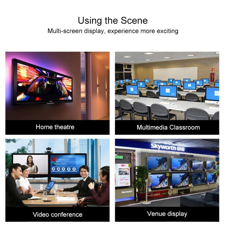 Bộ chuyển đổi HDMI hai chiều thông minh video 4K HD, BSY