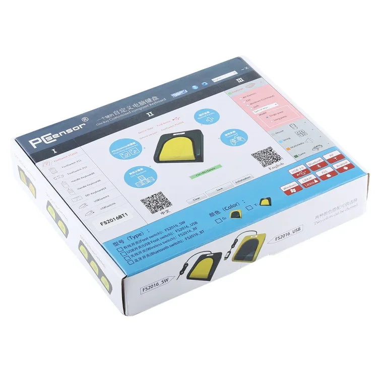 Bàn đạp điều khiển một phím PCsensor FS2016BT1 Bluetooth USB, Bàn đạp một chân Bluetooth 1