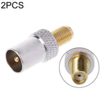 2 cái Đầu nối RF SMA cái sang TV IEC đực, SMA cái sang IEC đực