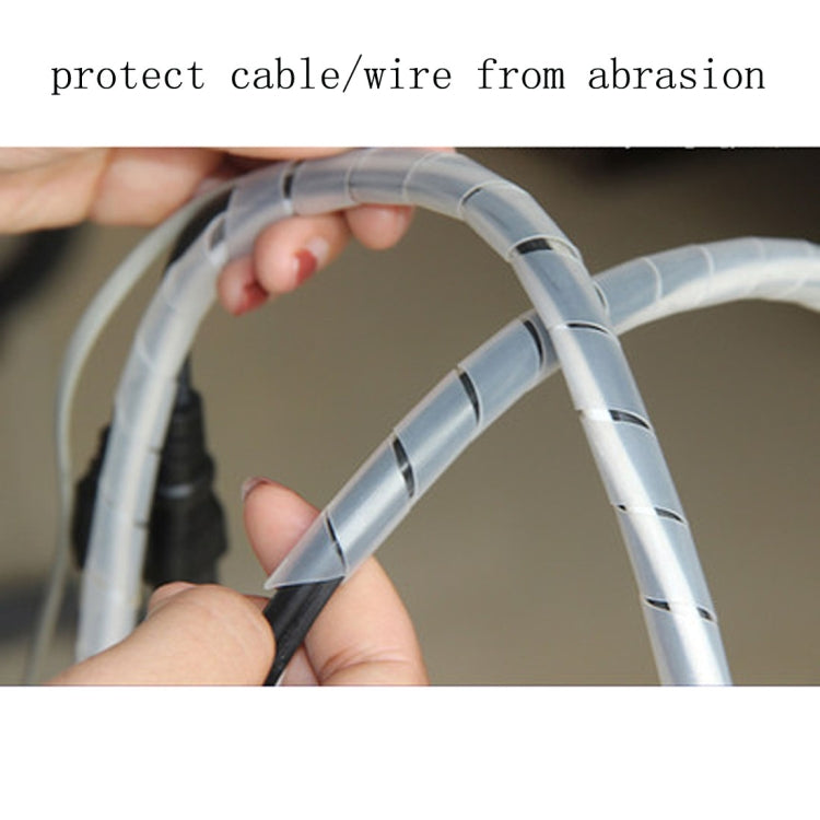 Ống xoắn PE dài 9m, tổ chức dây quấn gọn gàng, Đường kính danh nghĩa: 10mm, Dài 10mm / 9m, Dài 10mm / 9m