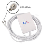 Ăng-ten 4G 28dBi với đầu nối CRC9 đực cho bộ định tuyến 4G LTE FDD/TDD, CRC9 đực