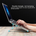 Giá đỡ hợp kim nhôm gập gọn hình tam giác đôi điều chỉnh chiều cao COOLCOLD U2S cho Laptop, COOLCOLD U2S