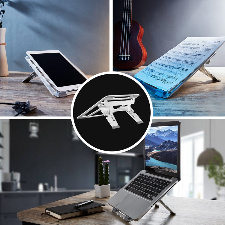 Giá đỡ hợp kim nhôm gập gọn hình tam giác đôi điều chỉnh chiều cao COOLCOLD U2S cho Laptop, COOLCOLD U2S