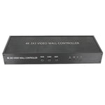 Bộ điều khiển tường video HDMI 4K 3X3 NK-BT88, bộ xử lý ghép nhiều màn hình với điều khiển từ xa, phích cắm EU, phích cắm EU