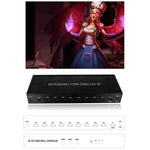 Bộ điều khiển tường video HDMI 4K 3X3 NK-BT88, bộ xử lý ghép nhiều màn hình với điều khiển từ xa, phích cắm EU, phích cắm EU